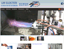 Tablet Screenshot of lmelektrik.com